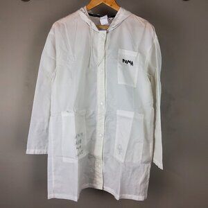 Puma Shantell Martin Collection Women's Size Small White Light Rain Jacket
